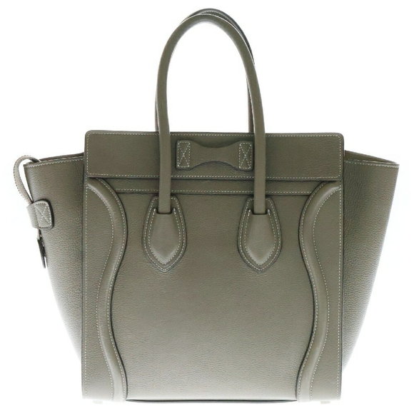 Celine Luggage Handbag Beige Leather - Picture 2 of 5